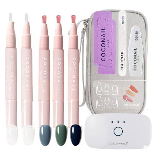 11-Piece Gel Nail Set for Beginners: HEMA-Free, Peelable Gel Nail Stickers, Self-Nail Kit, Peel-Off Gel Nail Tips, Hypoallergenic, Transparent, Easy t