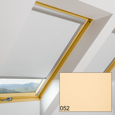 FAKRO mørklægningsgardin ARF manuel 052 (lys gul) - 78 x 98 cm