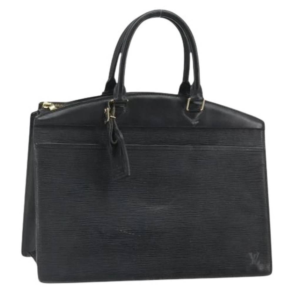 Louis Vuitton Vintage Pre-owned Læder Håndtaske - Vintage - Dame - Sort - ONE SIZE - Læder