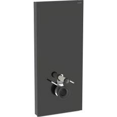 Geberit Monolith Plus cisterne til væghængt toilet, 114 cm, sort glas