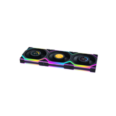 Lian Li UNI FAN SL Wireless LCD Reverse (3-pack) Black - Chassi fläkt - 120mm - Svart med RGB LED - 29 dBA