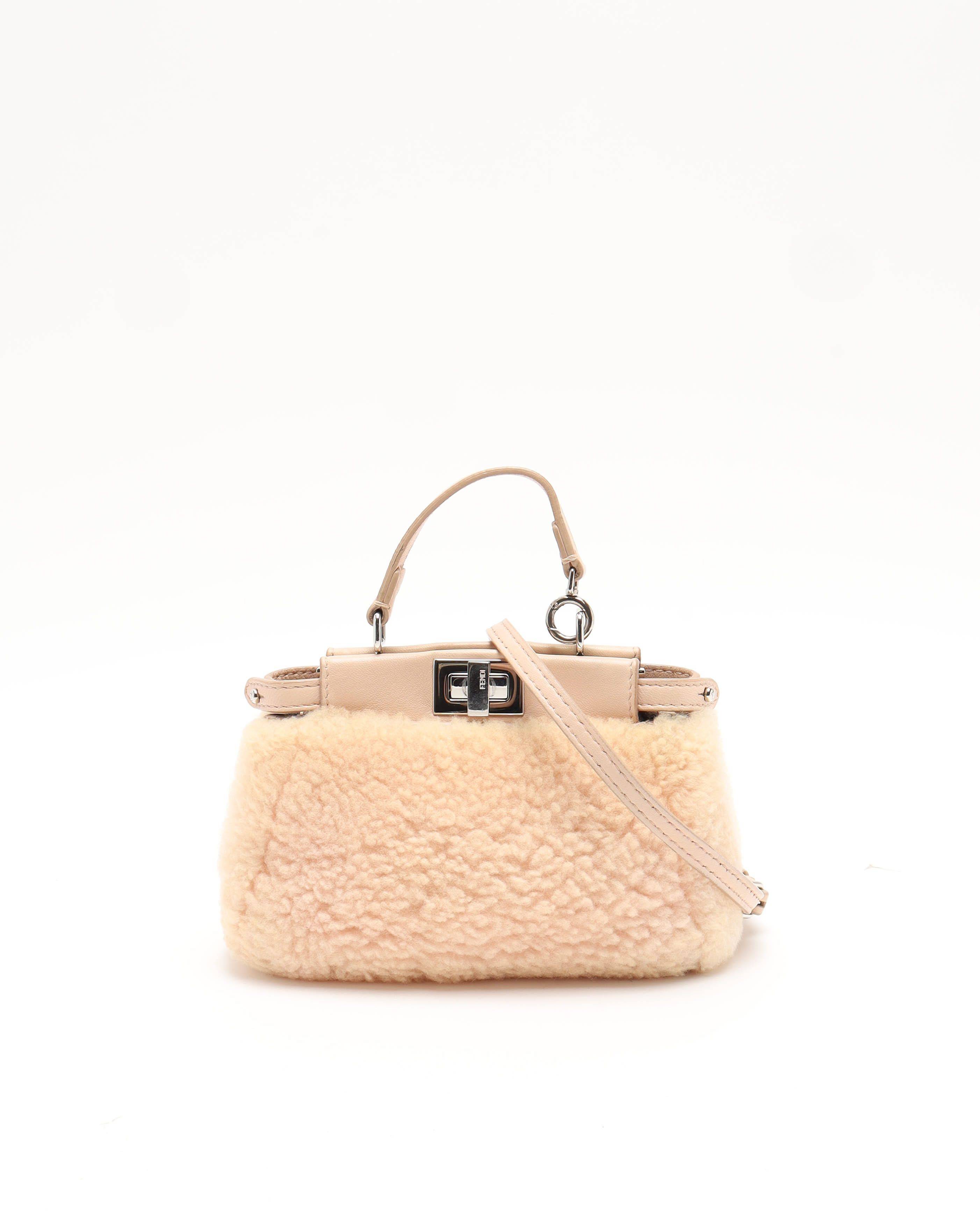 Fendi Micro Peekaboo Bag - Pink - One Size