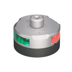 Lopolight Lanterne 1Nm 3-farver Styrbord/Bagbord/Agter - 0,7m kabel - Silver - Horisontalt - Inkl Windex