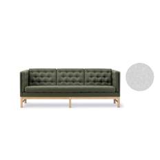 Fredericia Furniture EJ315-3 3 Pers. Sofa L: 210 cm - Luce 003 Relic/Oak Soap