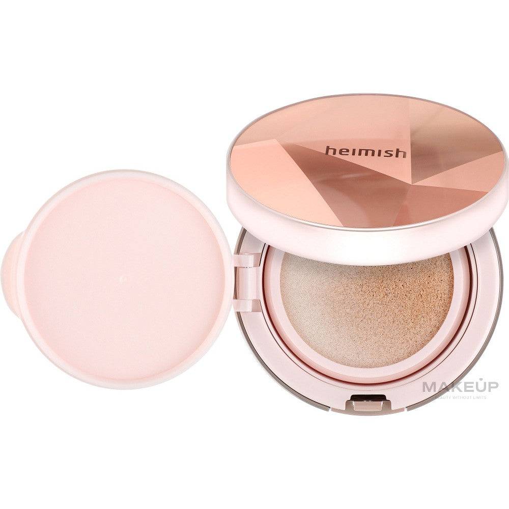 Heimish Artless Perfect Cushion SPF50+ - Langtidsholdbar make-up med høj UV-beskyttelse 26 g 21 Lys Beige
