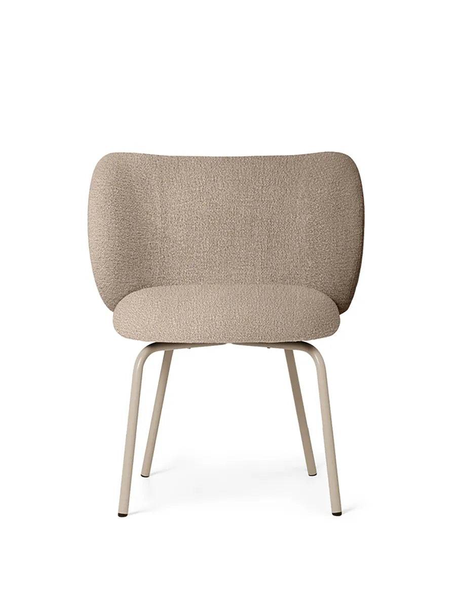 Rico Spisebordsstol fra Ferm Living Cashmere - Sand Bouclé - Jacobsen Plus