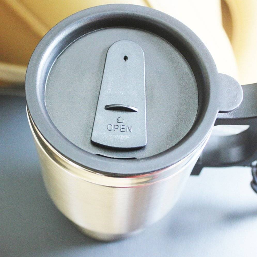 12V 500ml Termosmugg i Rostfritt Stål
