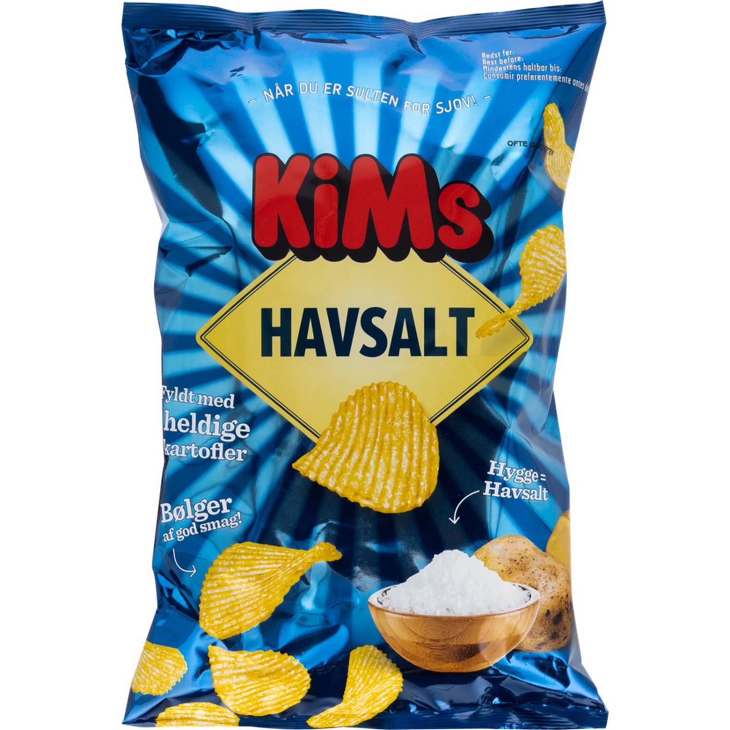 Kims Chips Havsalt 160 g