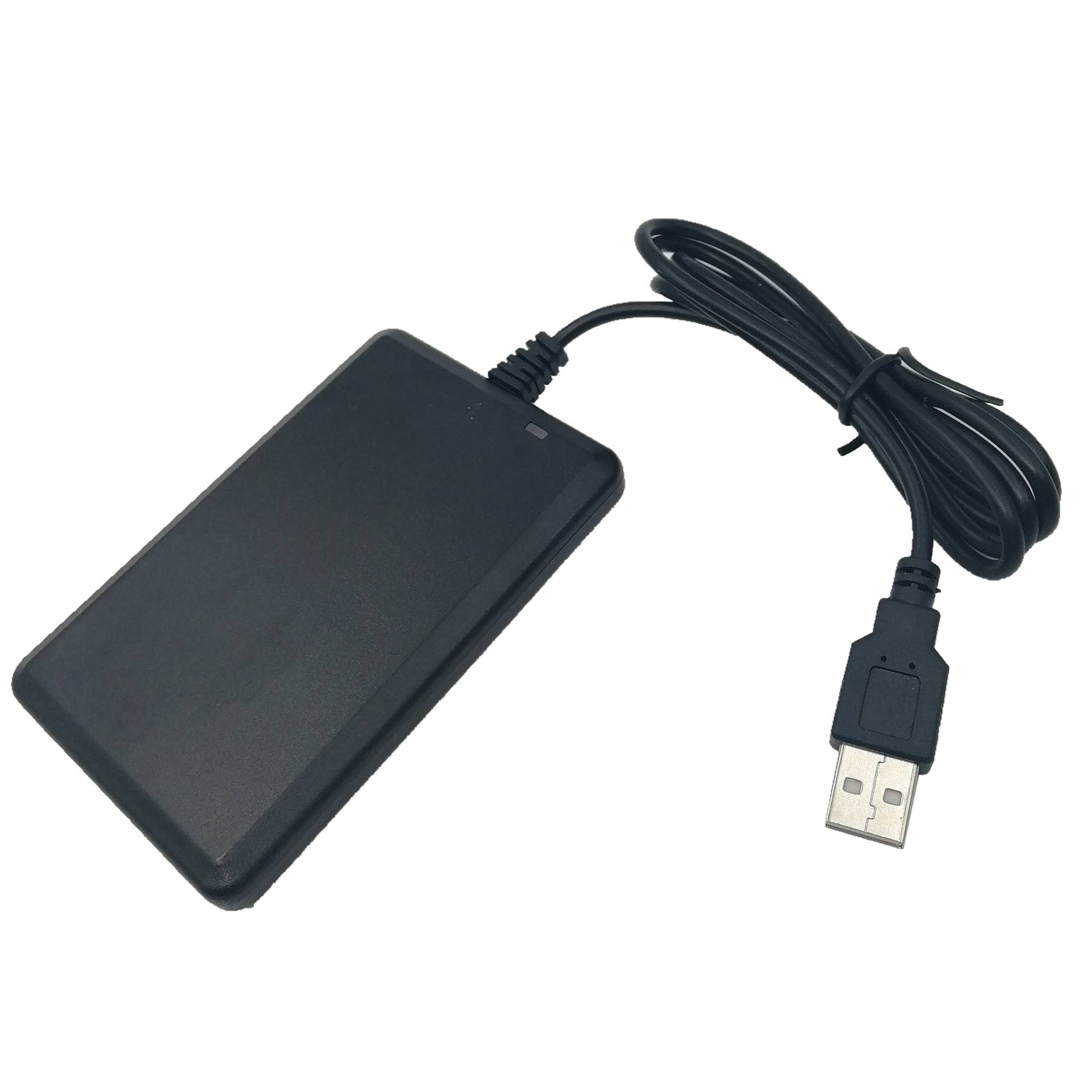 Dubbelfrekvens-id ic 125 khz 13.56 mhz trådlös usb rfid-kortläsare för android ios win linux bluetooth-kompatibel