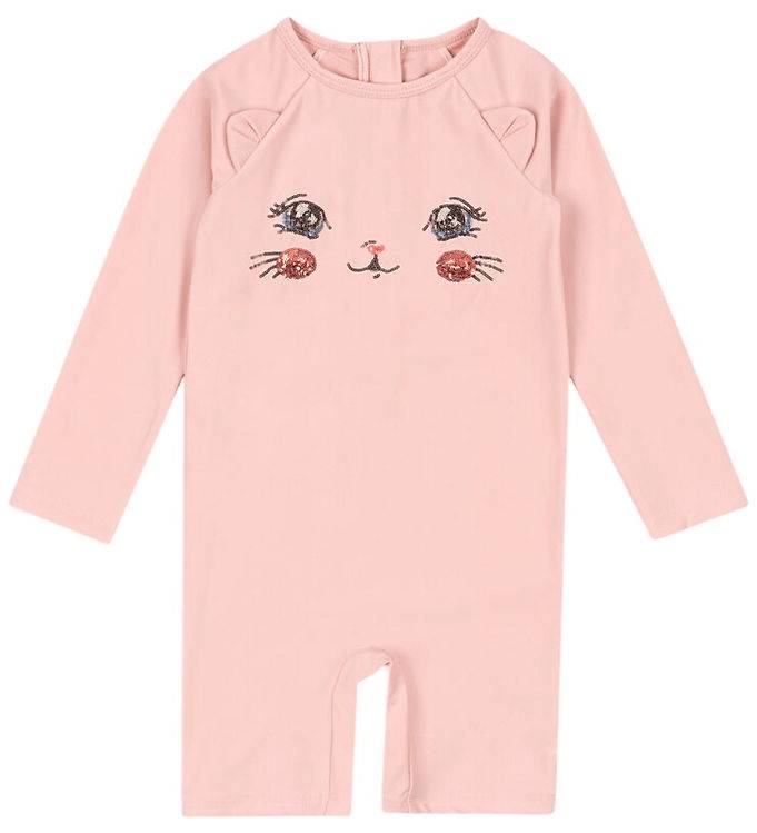 Konges Sløjd Badoverall - UV40+ - Kitty - Powder Rosa - Konges Sløjd - 2 år (92) - Badkläder