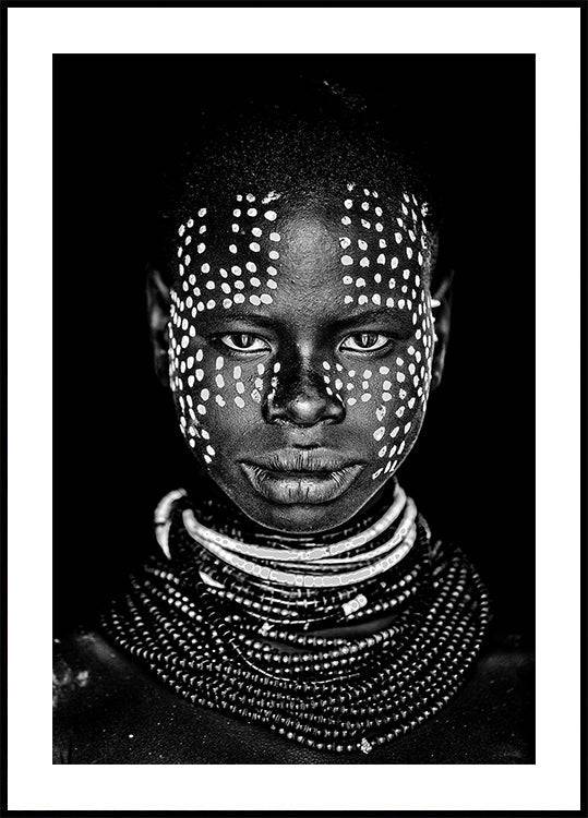 Karo woman (70x100cm) - Plakater > Fotografiska Posters, Svart och Vit Posters, BD, LANGFIX