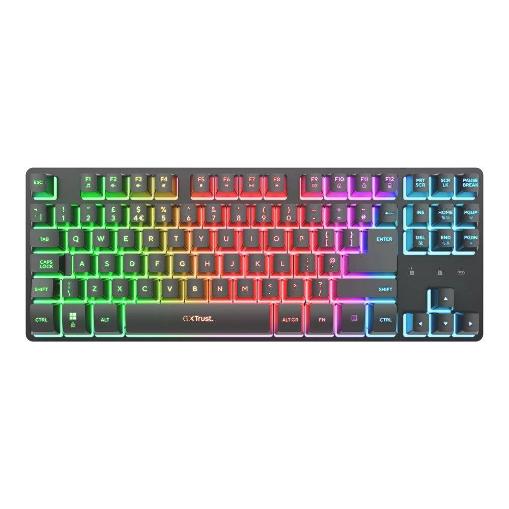 Trust Trust Gxt 831 Thado Tkl Wireless Keyboard Black