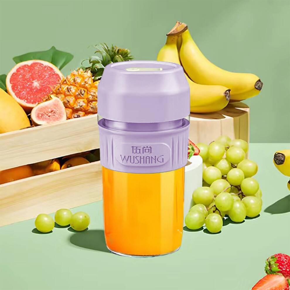 Kayannuo Bærbar Blender USB Genopladelig, 4 Blades Håndholdt Juicer Kompatibel med Rejser og Friluftsliv, Valentinsdagsgave