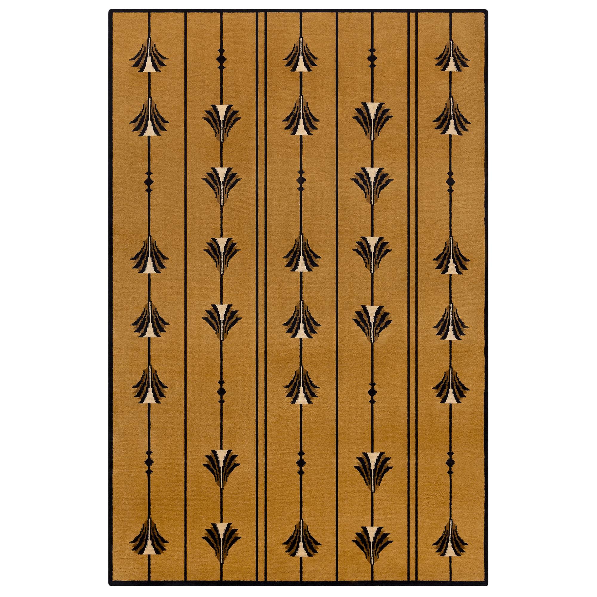 Nordic Knots - Grace 04 Camel 200 x 300 cm - Mønstrede tæpper - Gul