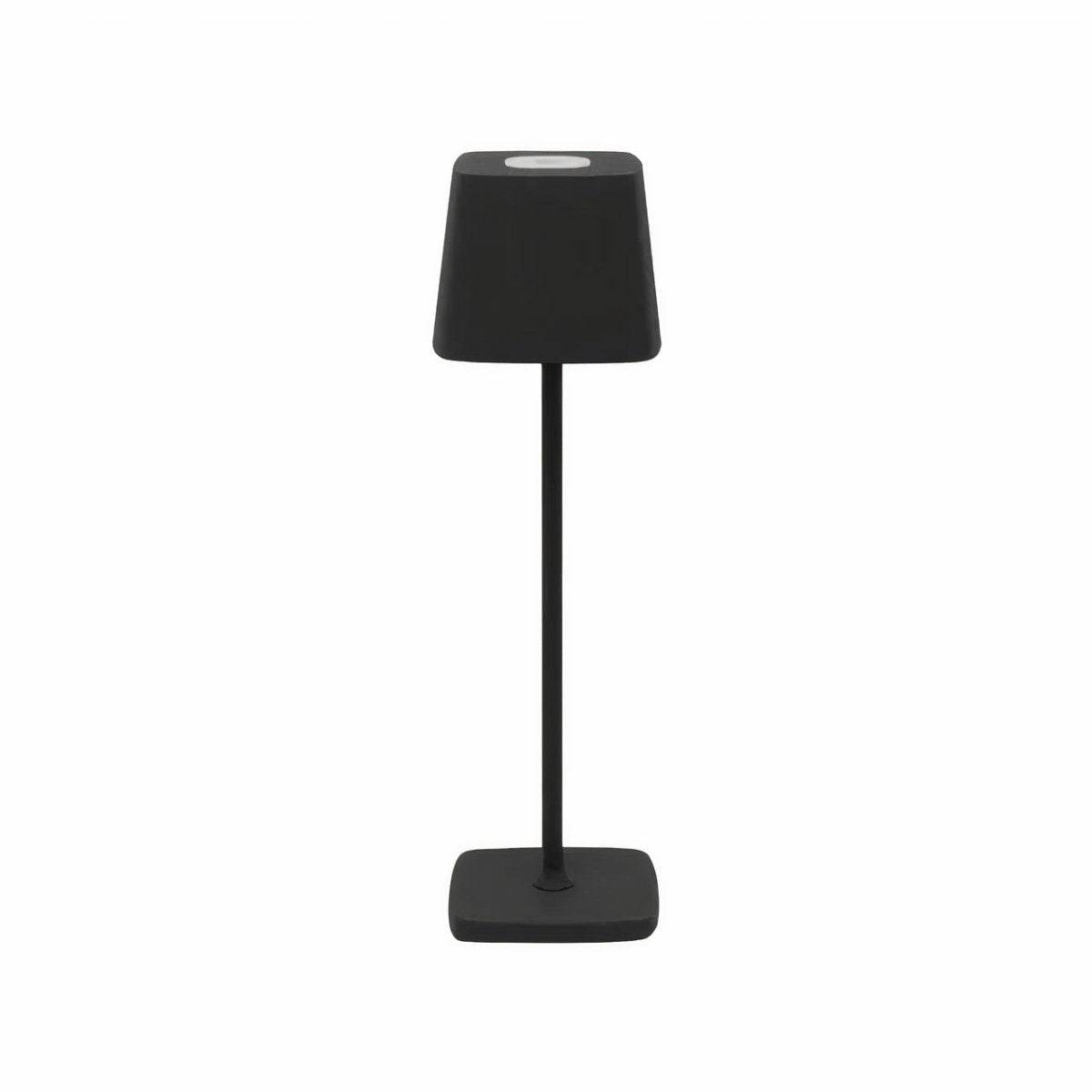 Gleam - Lyxig Trådlös Bordslampa med 20 Timmars Belysning - Svart