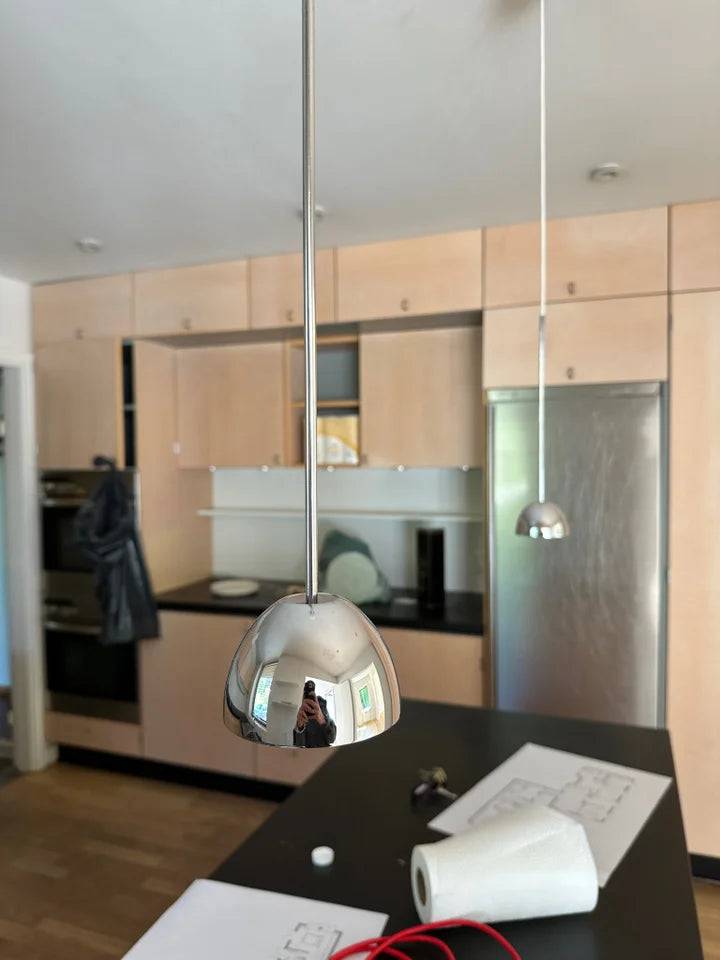 Haiku pendel ABC lys - Krom / Med roset og uden transformer
