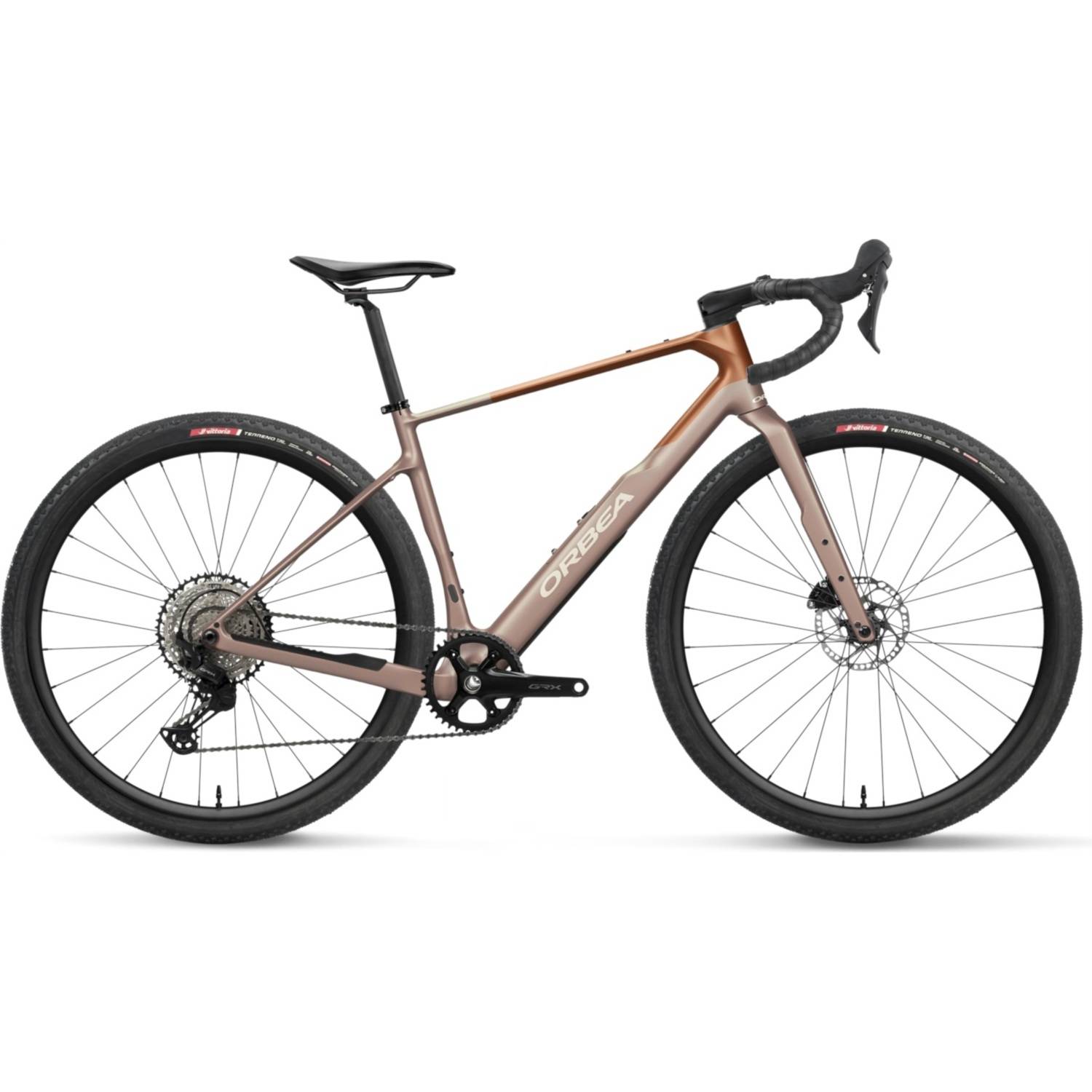 Gravel bike Orbea Terra M30Team 1X Nickel/Met Cinnamon M - Beige Brons ( )