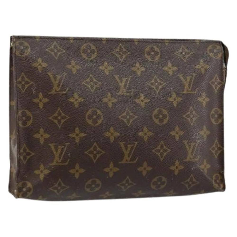 Louis Vuitton Vintage Pre-owned Canvas Clutch - Vintage - Dame - Brun - ONE SIZE -