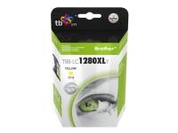 (ComputerSalg) TB - 20 ml - gul - kompatibel - blækpatron (alternativ til: Brother LC1280XLY)
