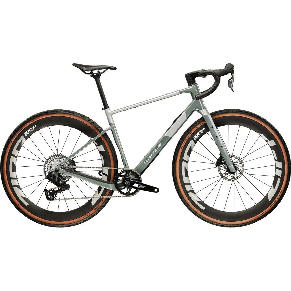 Gravel bike Kross Esker Adv 3.0 Grey/Silver (M)