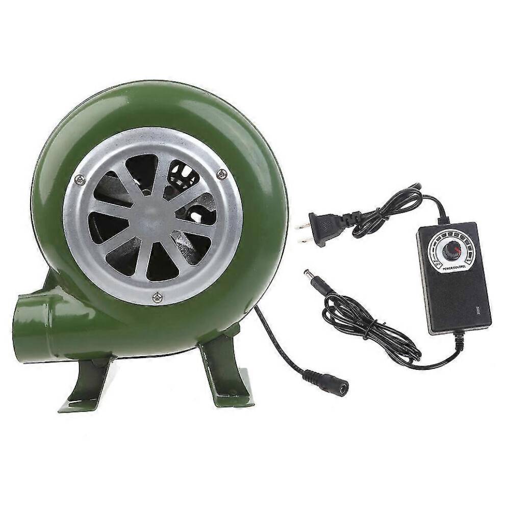 (80W-US) Powerful Bbq Blower Charcoal Chimney Starter Bbq Fan, Smoker Fan Iron Electric Blower Ac100-240v 2900rpm Adjustable