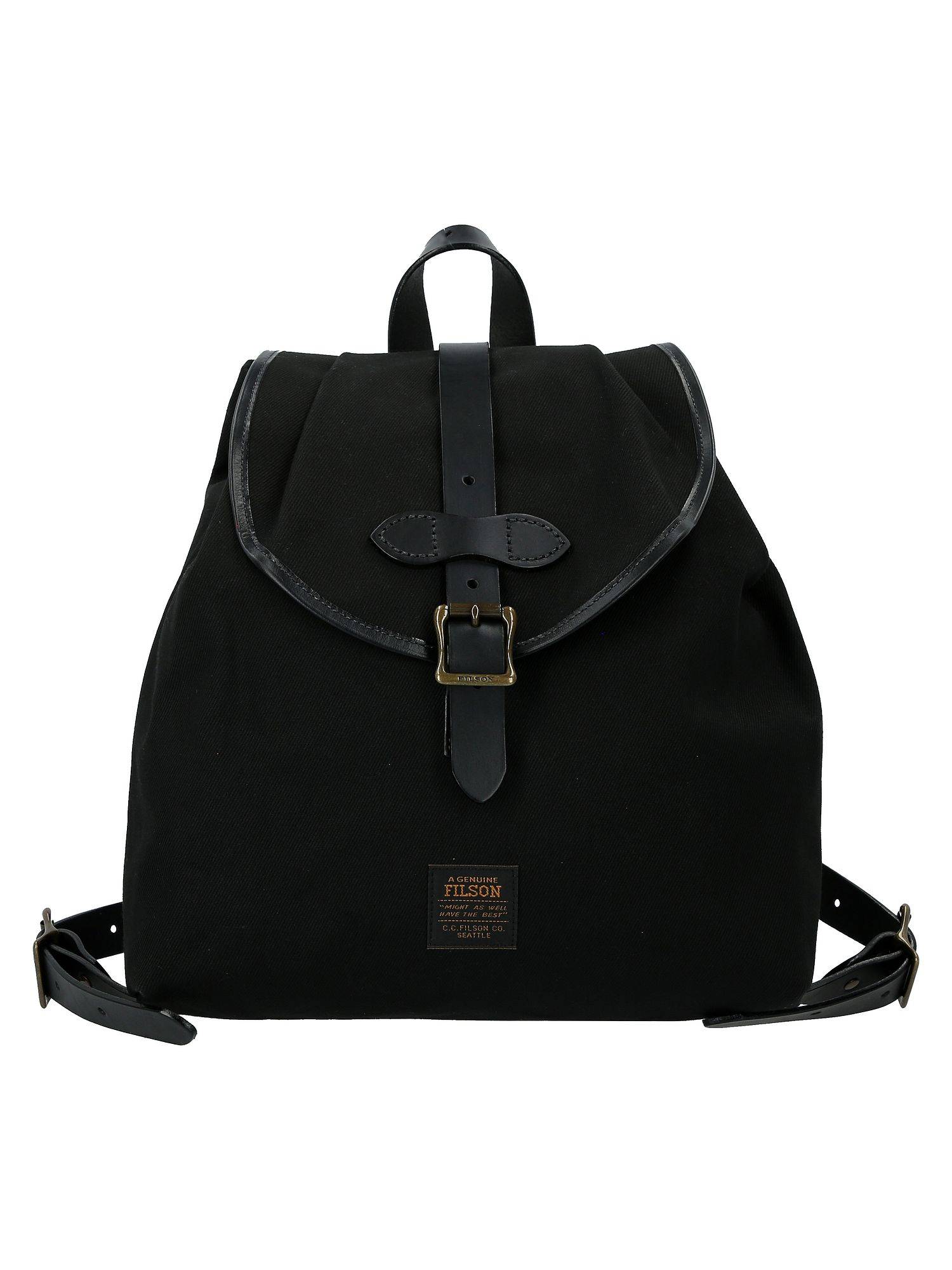 Filson Rugged Twill Cityrygsæk 12 cm  Sort