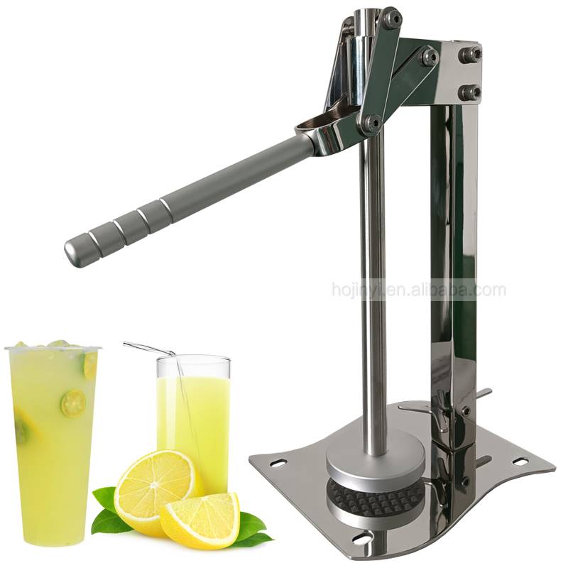 Stainless Steel Press Handled Manual Juicer Lemon Lime Squeezer Lemon Clip