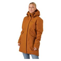 Tanja Wns Parka 6 Orange, Female, Tøj, jakker, Brun, 36