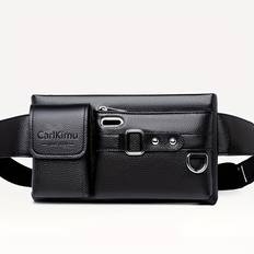 TEMU Men's Waist Bag, New Large Capacity Multi Functional Crossbody Bag (pull Head Random)