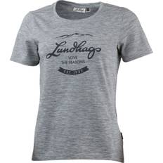 Merino Lt Established Ws Tee, Light Grey, M En mångsidig och lätt T-shirt i 100% mulesingfri merinoull. (M)