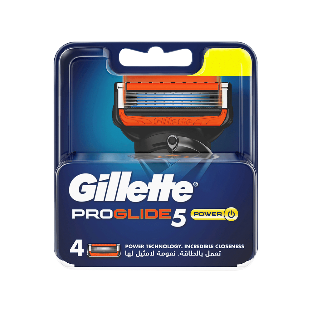 Gillette Fusion Proglide Power Skraber - 4 stk.
