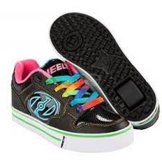 Heelys Rullesko - Black/Hot Pink/Rainbow - 1 hjul