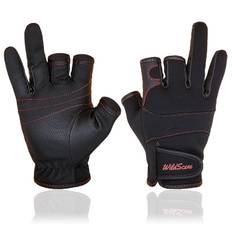 Wild Scene Fishing High Cold Ideal for Ajing and Eging Gloves, Grip, Weather/Waterproof,