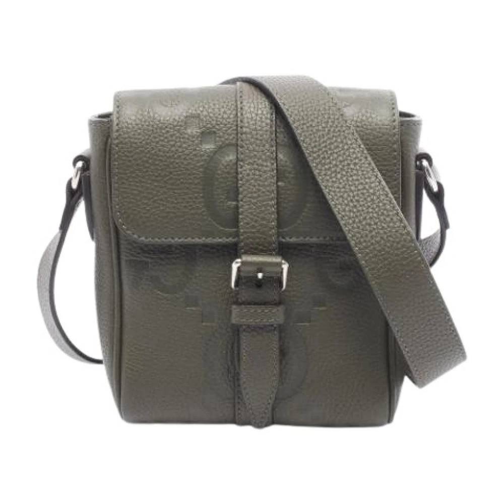Gucci Vintage Pre-owned Canvas gucci-tasker - Vintage - Herre - Grøn - ONE SIZE -