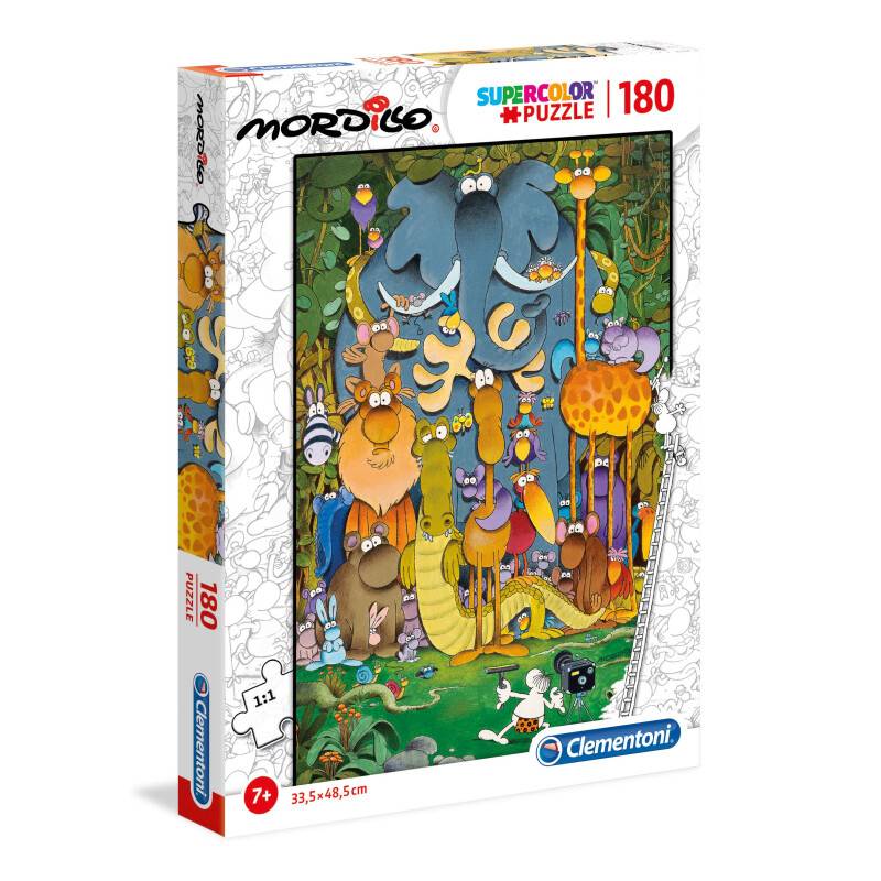 Clementoni 29204 Supercolor Mordillo Das Photo – Puzzle 180 Teile...