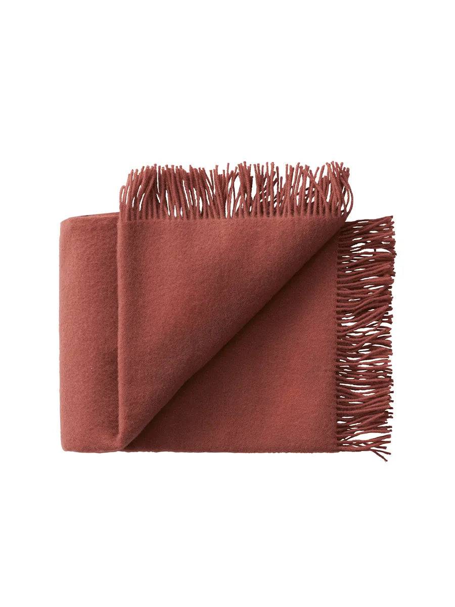 Season Plaid, rosewood fra Silkeborg Uldspinderi - Jacobsen Plus