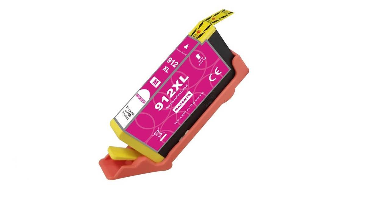 HP 912XL Magenta (rød) kompatibel blækpatron indeholder hele 10,5ml.