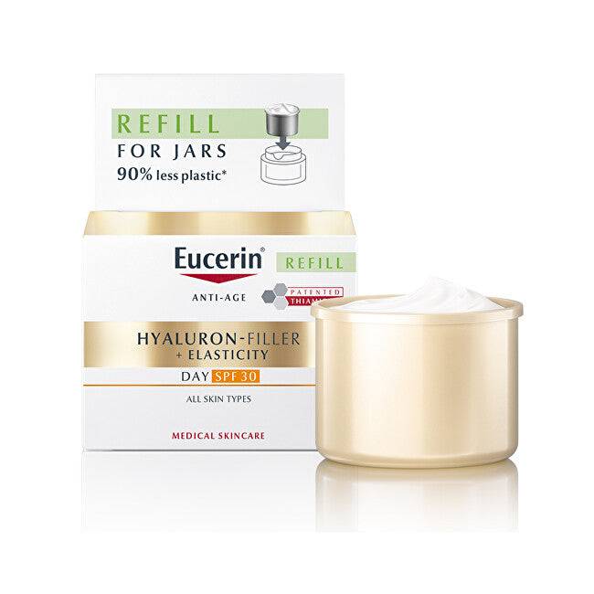 Eucerin Hyaluron-Filler+Elasticity Crema Giorno Anti-Età SPF 30 Ricarica 50 ml — Crema Solare Viso