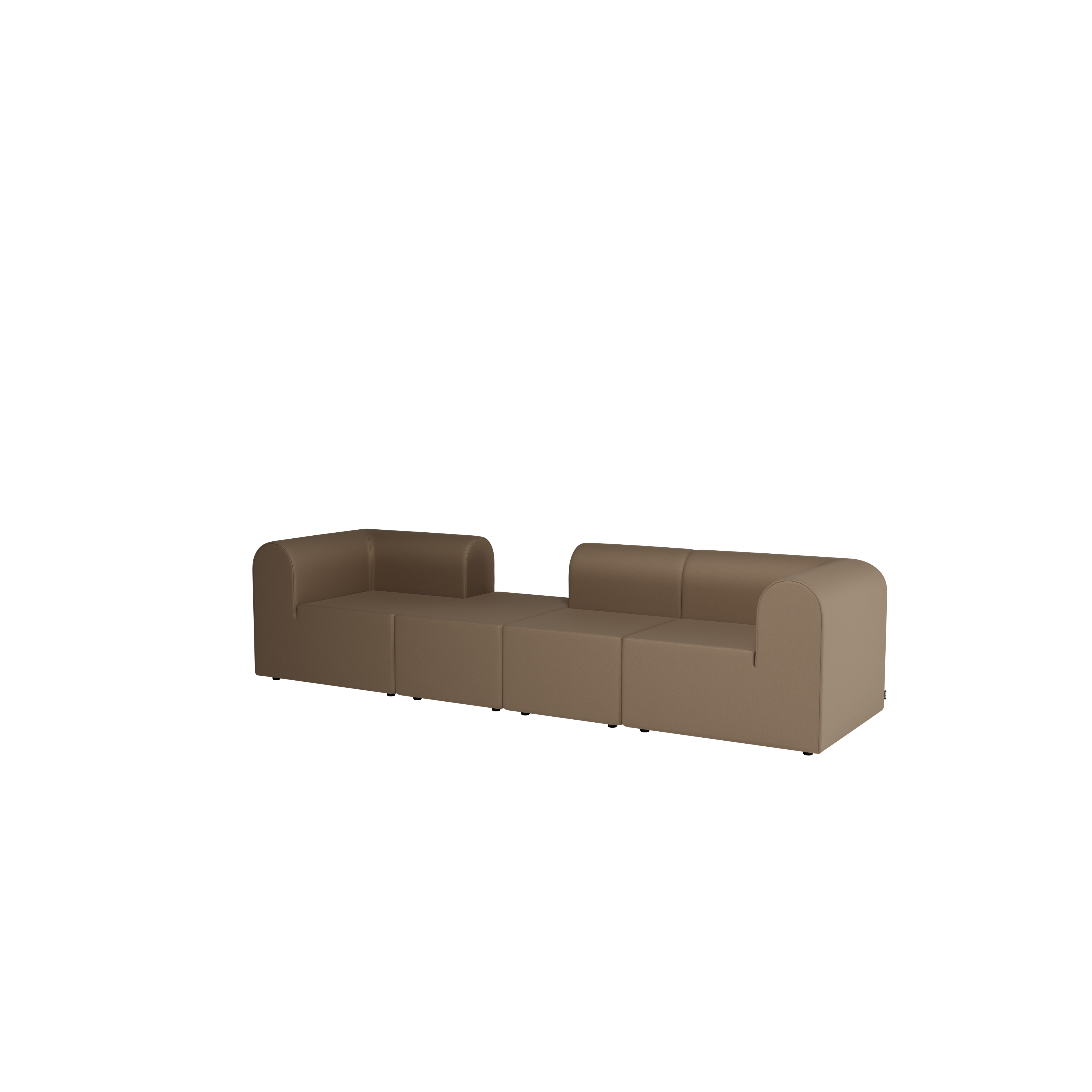 Paradigm 4-personers sofa med armlæn fra Montana Hero 242 - Jacobsen Plus