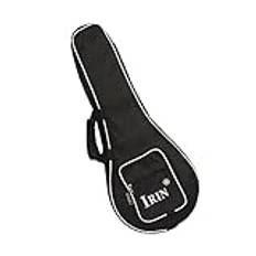 Abaodam 1 St mandolinväska vadderad väska tjock mandolinpåse gig bag gitarr svart tygväska instrument hålla väska mandolinpåse med fickor portabla Ryggsäck skyddslåda paket handväska