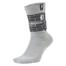 Nets Courtside Socks Dk, Unisex, Tøj, Sokker, Grå, L