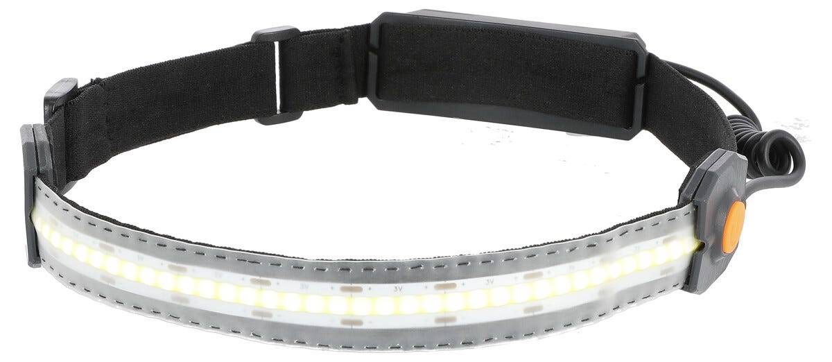 Clas Ohlson Laddningsbar Pannlampa 200 lumen, Svart