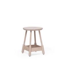 Massproductions - Albert Stool - H 500, White Oiled Oak, Utan klädsel - Taburetter - Chris Martin - Hvid - Træ