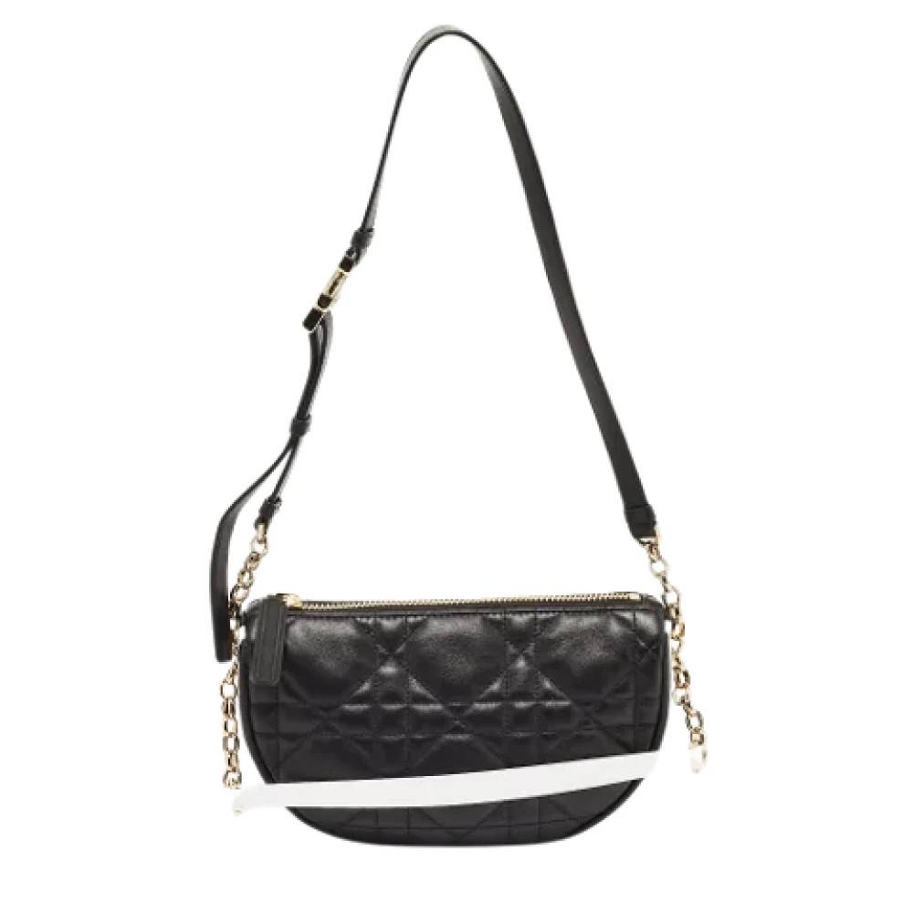 Dior Vintage Pre-owned Laeder dior-tasker - Vintage - Dame - Sort - ONE SIZE - Uld