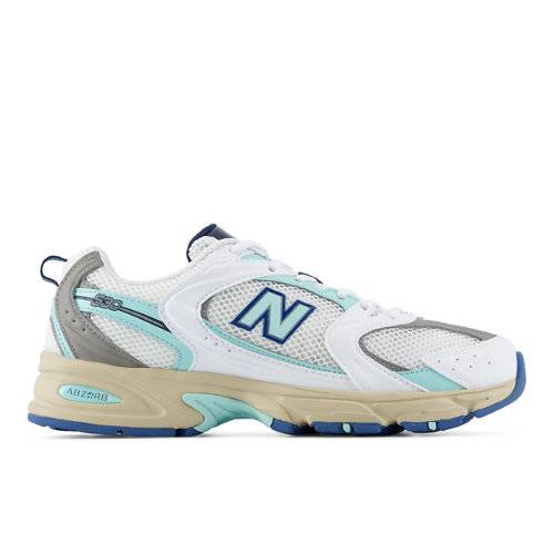 New Balance Unisex 530 FC Porto i Hvid/Blå/Grå Synthetic, Størrelse 38.5
