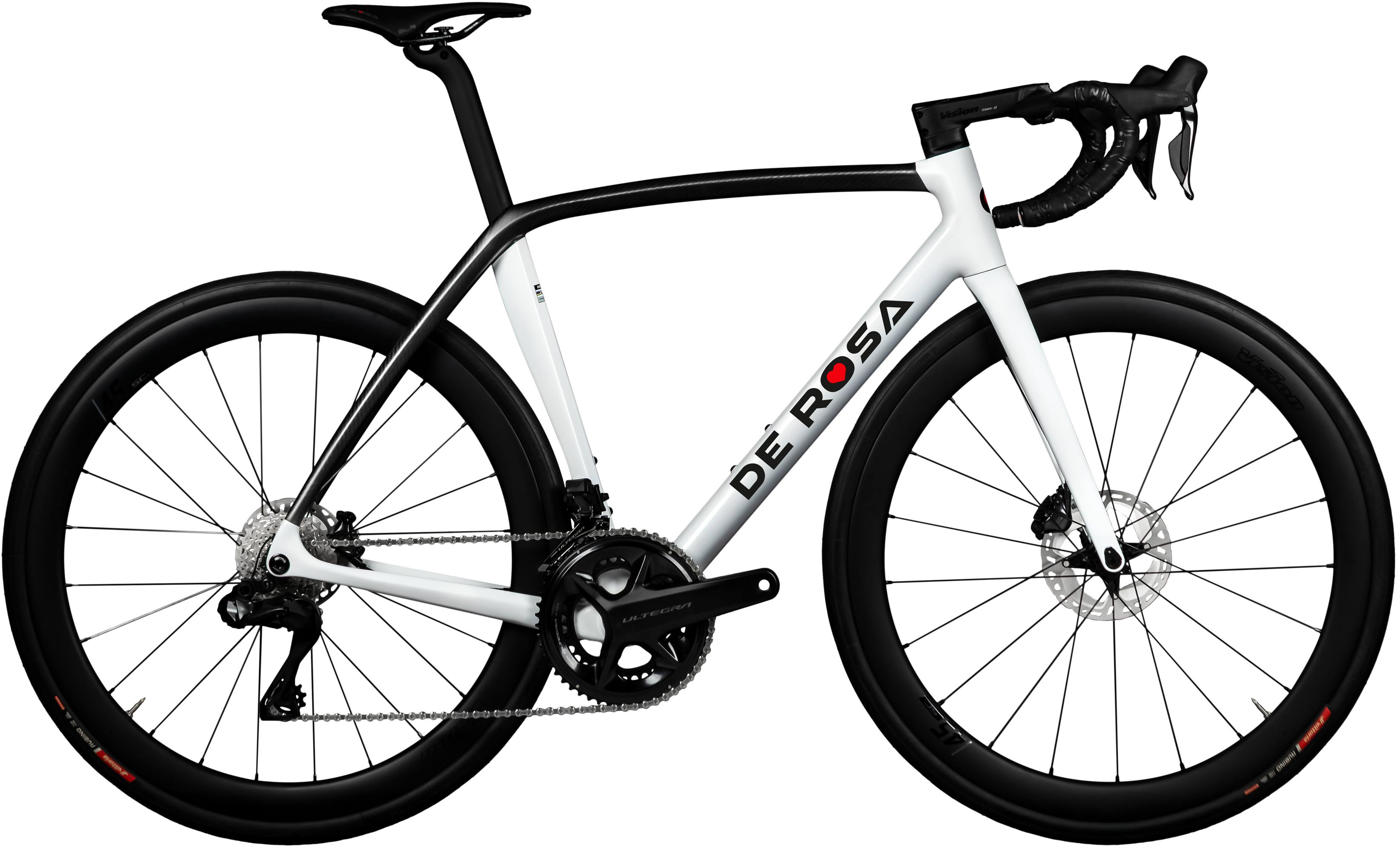 De Rosa New Idol | SRAM Force AXS Powermeter | Fulcrum Soniq 42 Carbon - Halo White / XXL