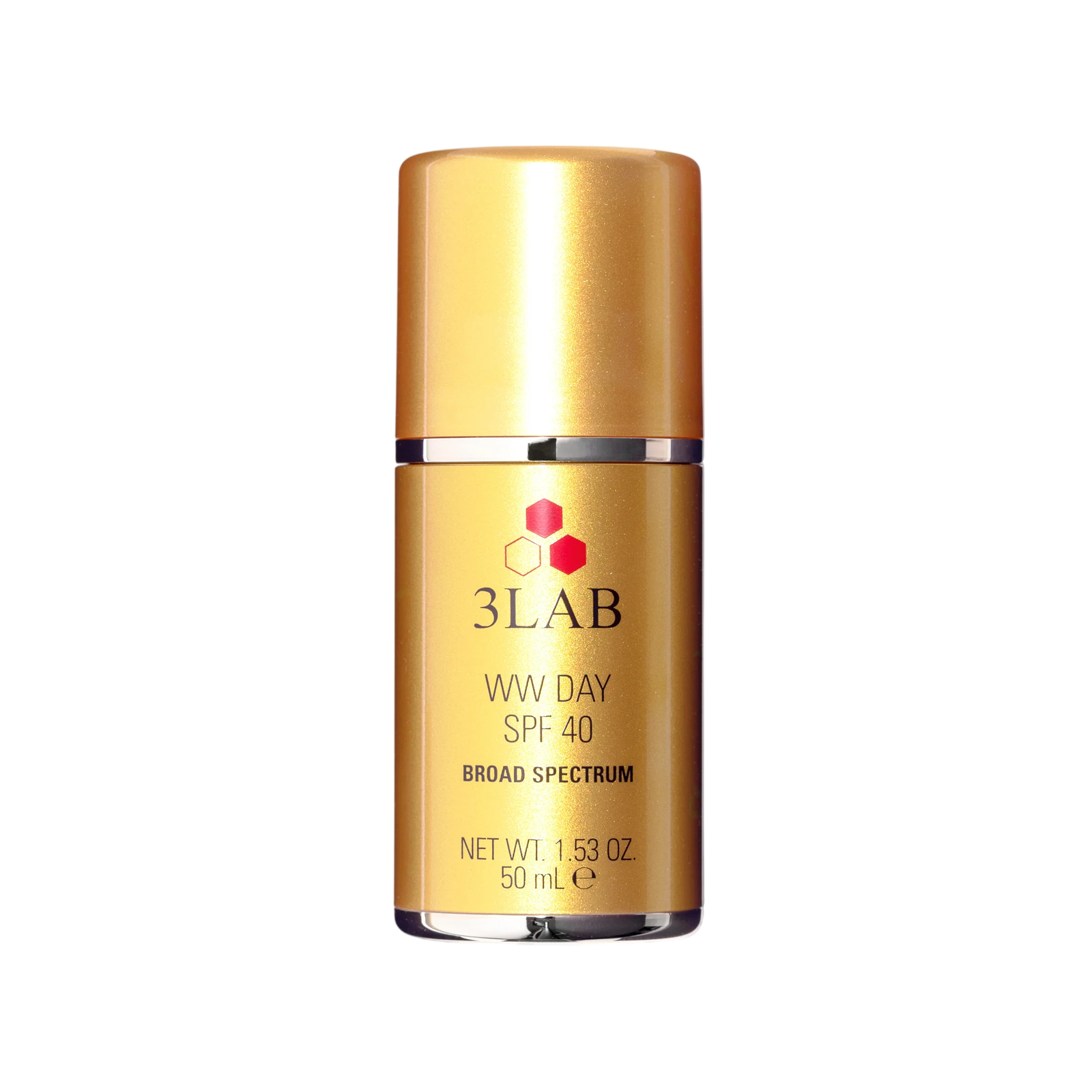 3Lab WW Day , Idratante, Protezione UV, Gel, SPF 40, 50 ml