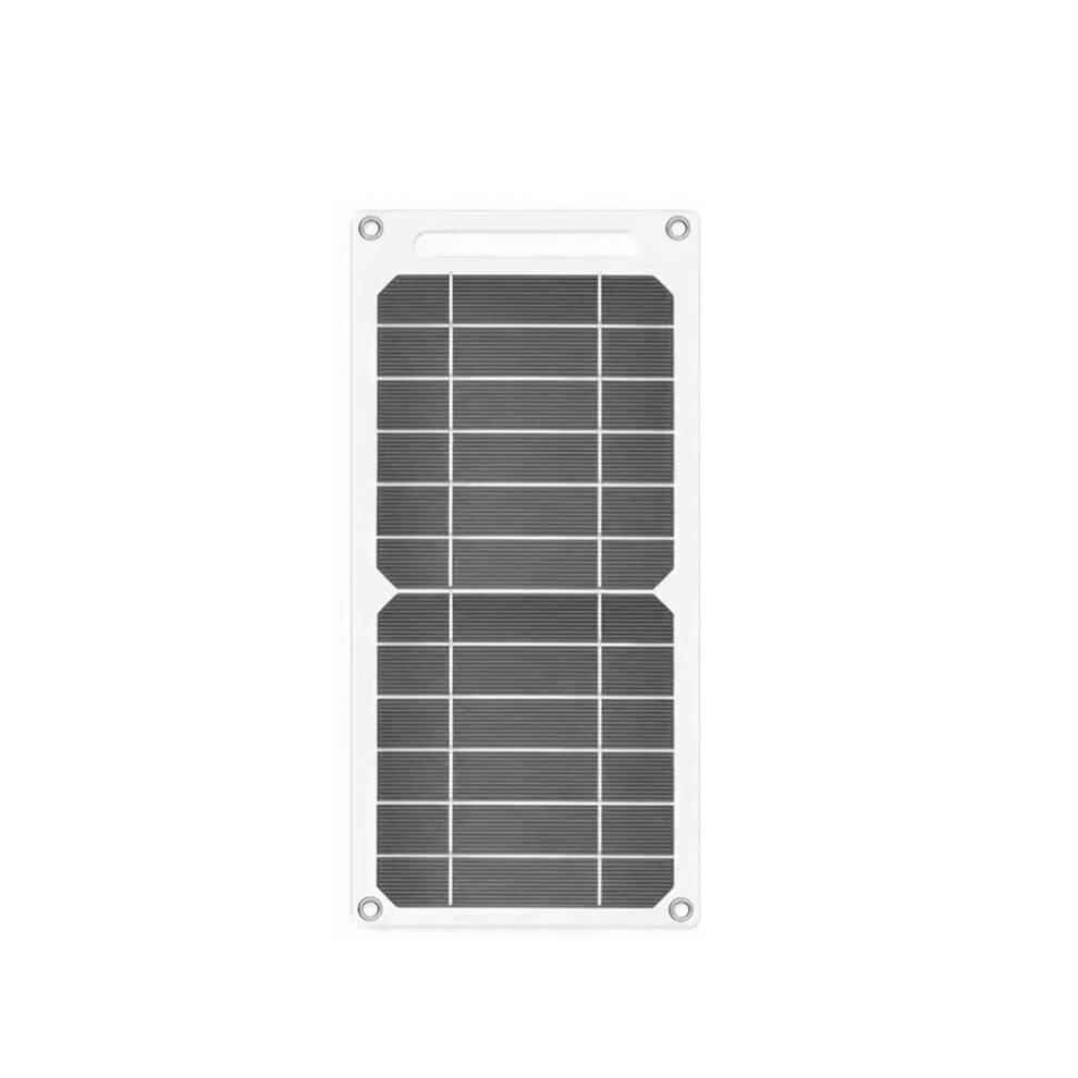 Utomhus Nödsituation Solpanel Laddare Bärbar 6V 6W Solpanel System Ryggsäcksmonterbar för Vandring Camping