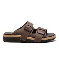 Åben damesandal, Brun, New Feet str. 38
