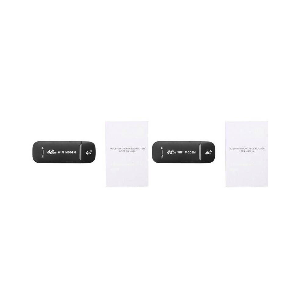 2X 4G USB Modem WiFi Router USB Dongle 150Mbps with SIM Card Slot Car Wireless Hotspot Pocket Mobile WiFi